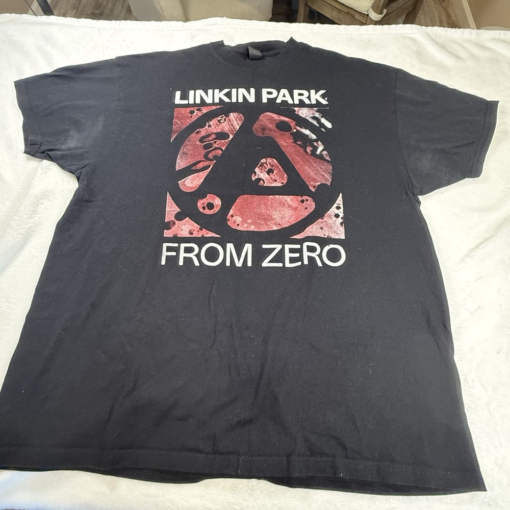 Linkin Park From Zero 2025 World Tour T-Shirt Men’s 2XL Black Band Tee